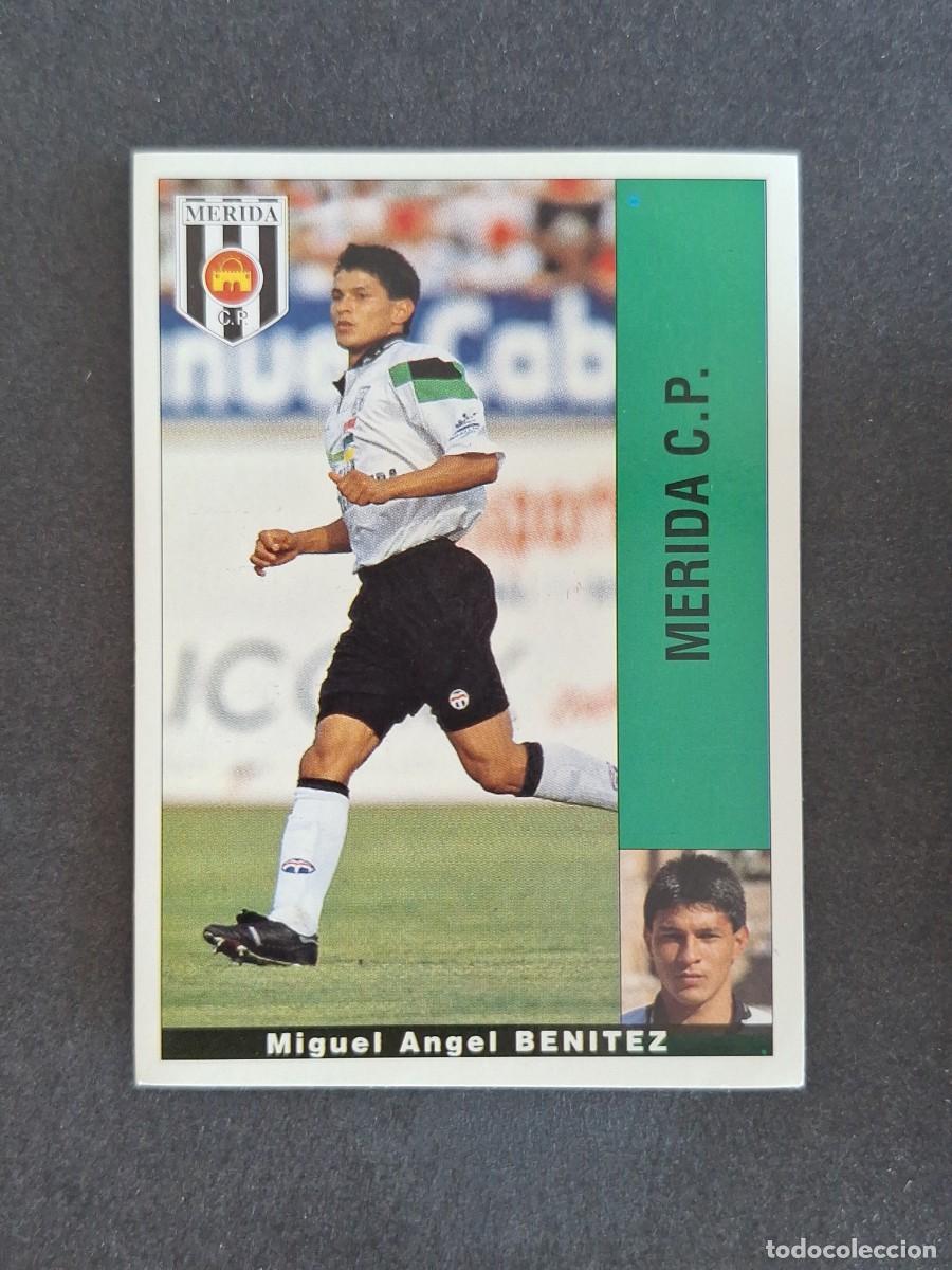 Cromos de f&uacute;tbol: L2 BENITEZ MERIDA C. P. PANINI LIGA 1995 1996 95 96 NUNCA PEGADO SIN PEGAR