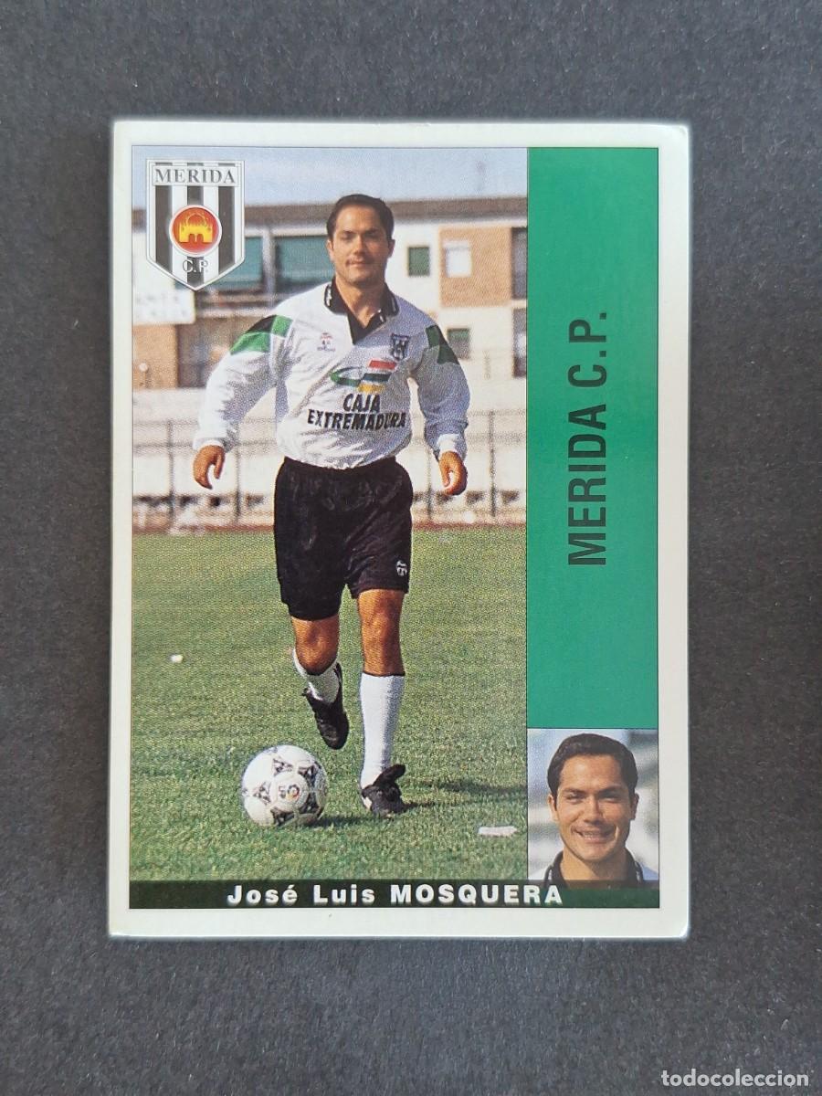 Cromos de f&uacute;tbol: L2 MOSQUERA MERIDA C. P. PANINI LIGA 1995 1996 95 96 NUNCA PEGADO SIN PEGAR