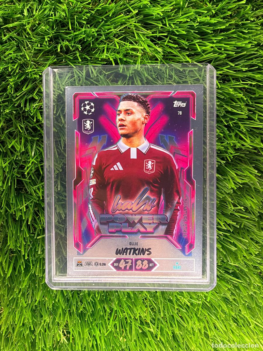 Cromos de f&uacute;tbol: N&ordm; 78 Ollie Watkins Power Play Signature Style Aston Villa Match Attax 26 27