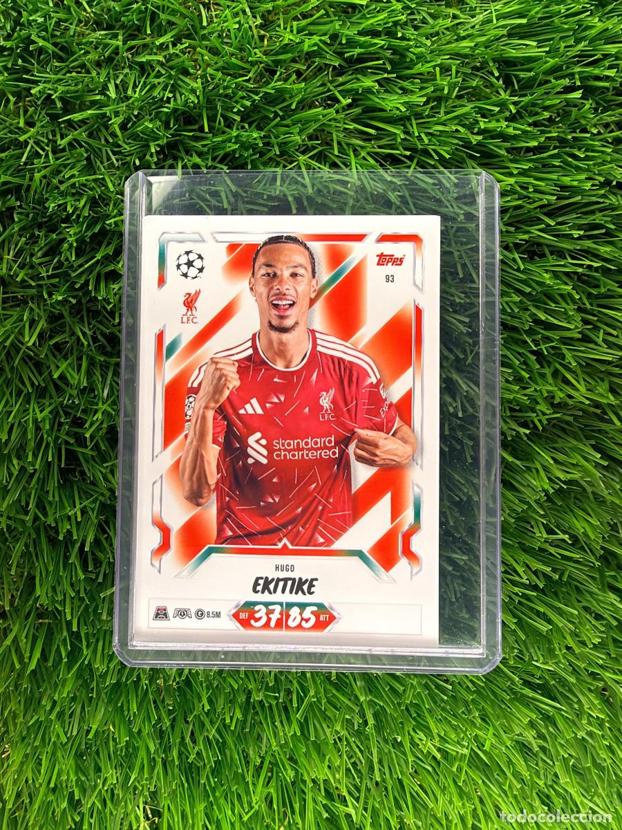 Cromos de f&uacute;tbol: N&ordm; 93 Hugo Ekitike Liverpool Match Attax 26 27