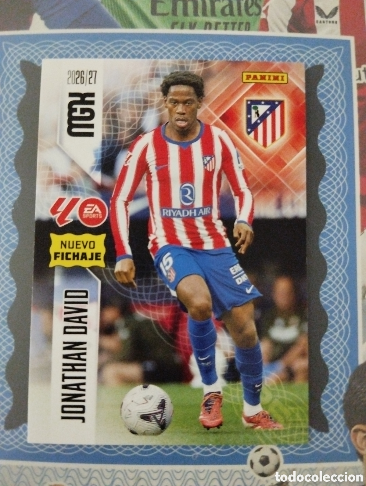 Cromos de f&uacute;tbol: MEGA CRACK 2026 2027 26 27- PANINI - N&ordm; 511 JONATHAN DAVID ATL&Eacute;TICO DE MADRID NUEVO FICHAJE