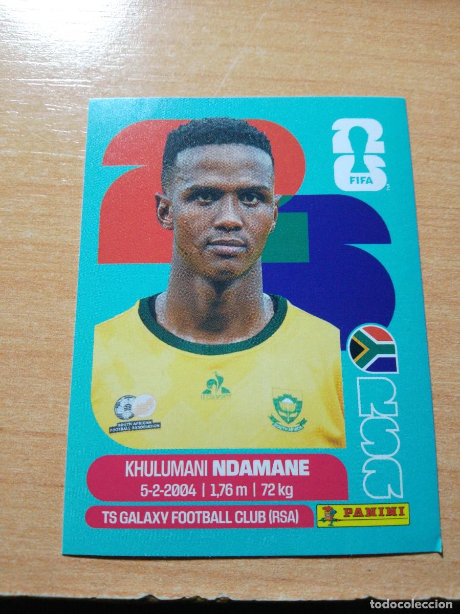Cromos de f&uacute;tbol: RSA7 KHULUMANI NDAMANE SUDAFRICA MUNDIAL FIFA WORLD CUP 2026 26 PANINI STICKERS NUEVO