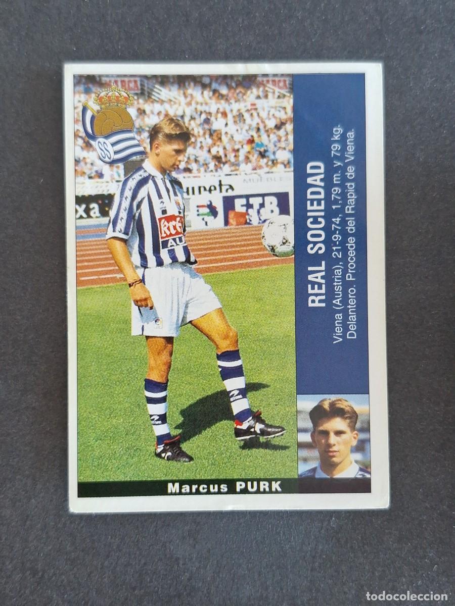 Cromos de f&uacute;tbol: L2 PURK REAL SOCIEDAD PANINI LIGA 1995 1996 95 96 NUNCA PEGADO SIN PEGAR