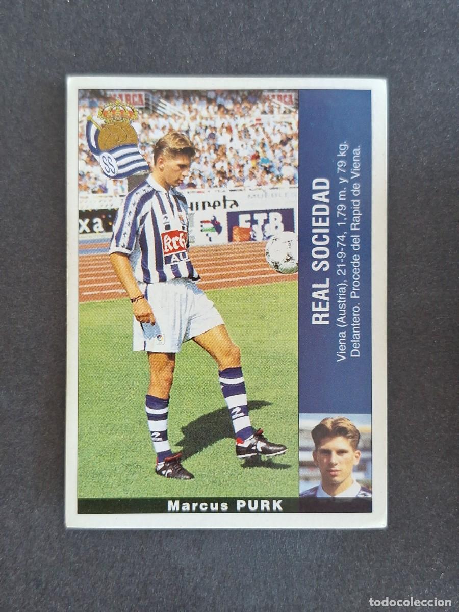 Cromos de f&uacute;tbol: L2 PURK REAL SOCIEDAD PANINI LIGA 1995 1996 95 96 NUNCA PEGADO SIN PEGAR