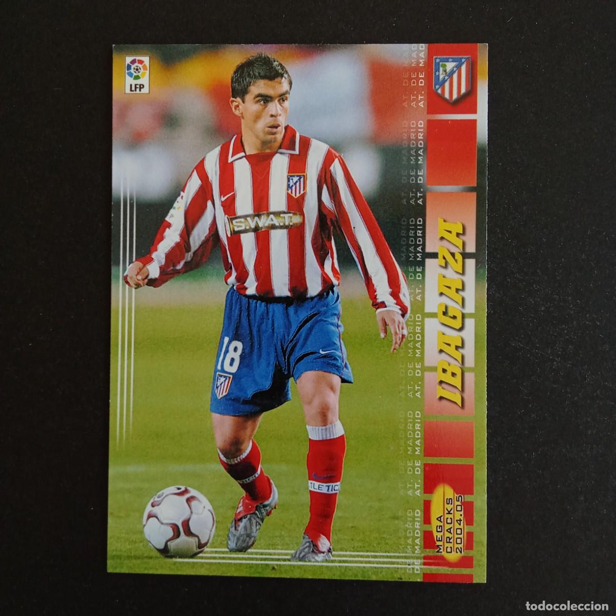 Cromos de f&uacute;tbol: 52 IBAGAZA ATLETICO MADRID LIGA 2004 2005 04 05 MEGACRACKS PANINI -