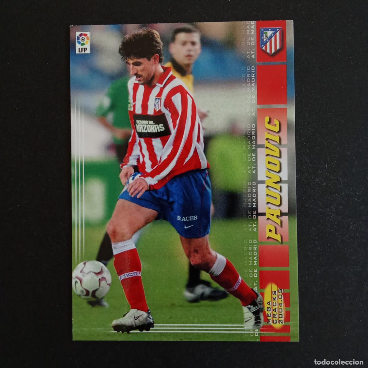 Cromos de f&uacute;tbol: 53 PAUNOVIC ATLETICO MADRID LIGA 2004 2005 04 05 MEGACRACKS PANINI - NUMERO CON ESPACIO
