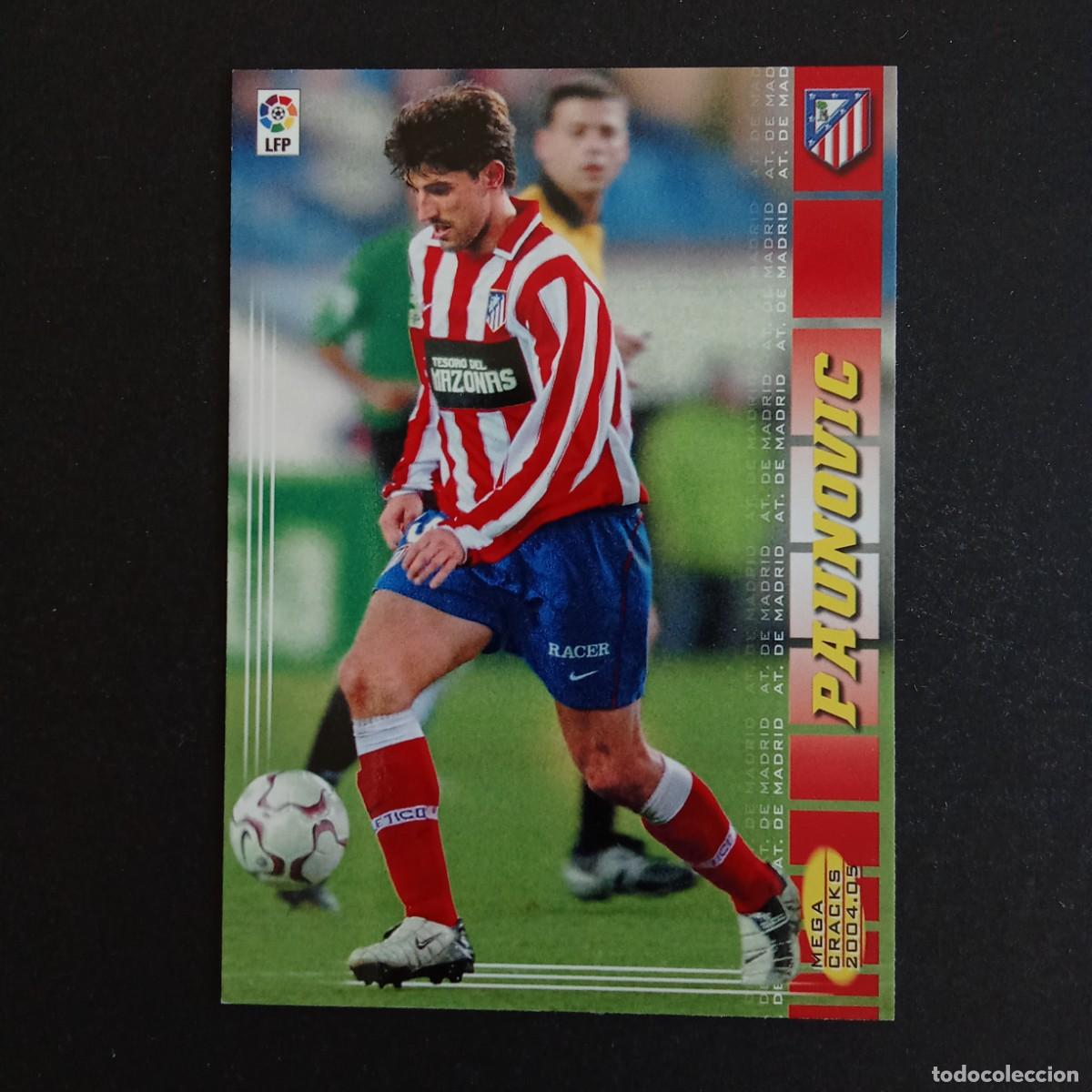 Cromos de f&uacute;tbol: 53 PAUNOVIC ATLETICO MADRID LIGA 2004 2005 04 05 MEGACRACKS PANINI - NUMERO SIN ESPACIO