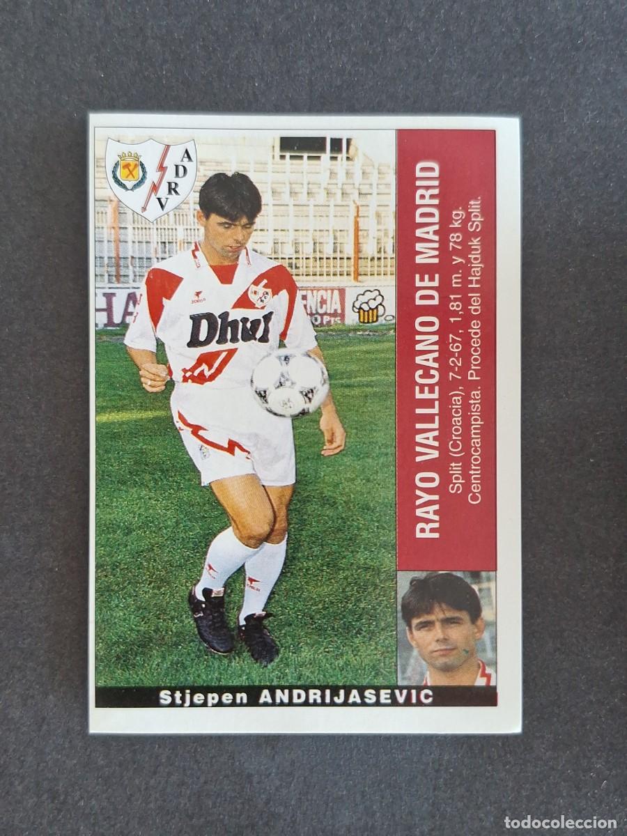 Cromos de f&uacute;tbol: L2 ANDRIJASEVIC RAYO VALLECANO PANINI LIGA 1995 1996 95 96 NUNCA PEGADO SIN PEGAR