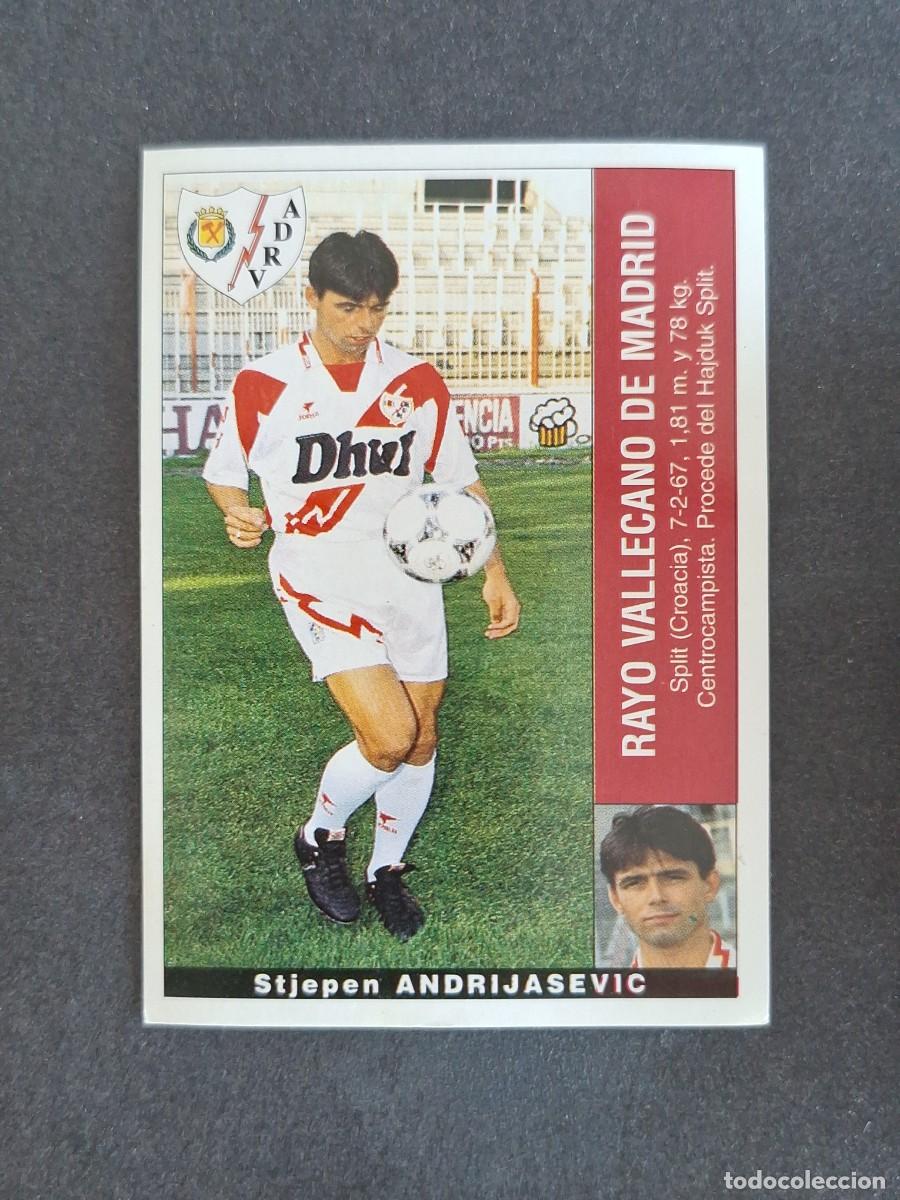 Cromos de f&uacute;tbol: L2 ANDRIJASEVIC RAYO VALLECANO PANINI LIGA 1995 1996 95 96 NUNCA PEGADO SIN PEGAR