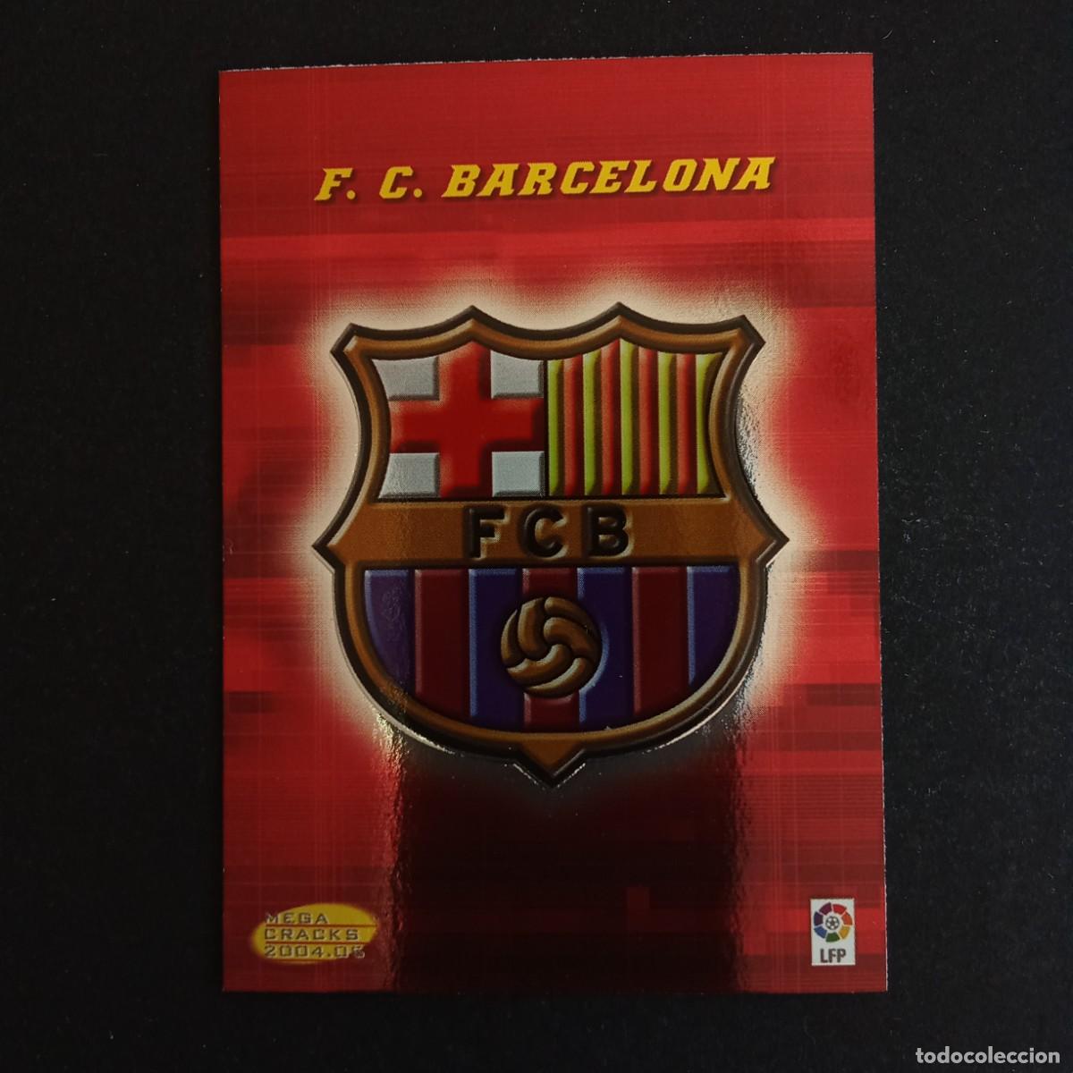 Cromos de f&uacute;tbol: 55 ESCUDO BARCELONA LIGA 2004 2005 04 05 MEGACRACKS PANINI -