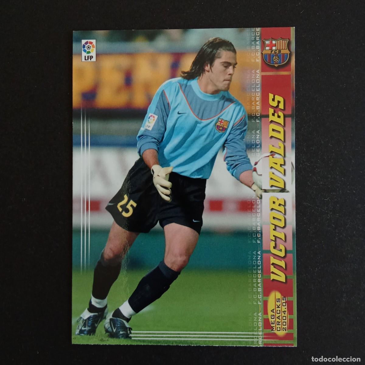 Cromos de f&uacute;tbol: 56 VICTOR VALDES BARCELONA LIGA 2004 2005 04 05 MEGACRACKS PANINI -