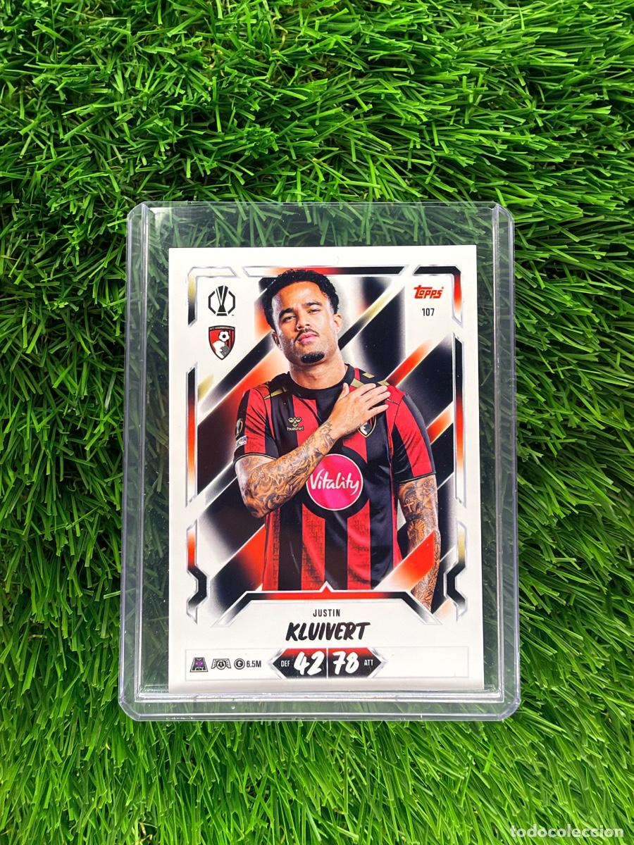 Cromos de f&uacute;tbol: N&ordm; 107 Justin Kluivert AFC Bournemouth Match Attax 26 27