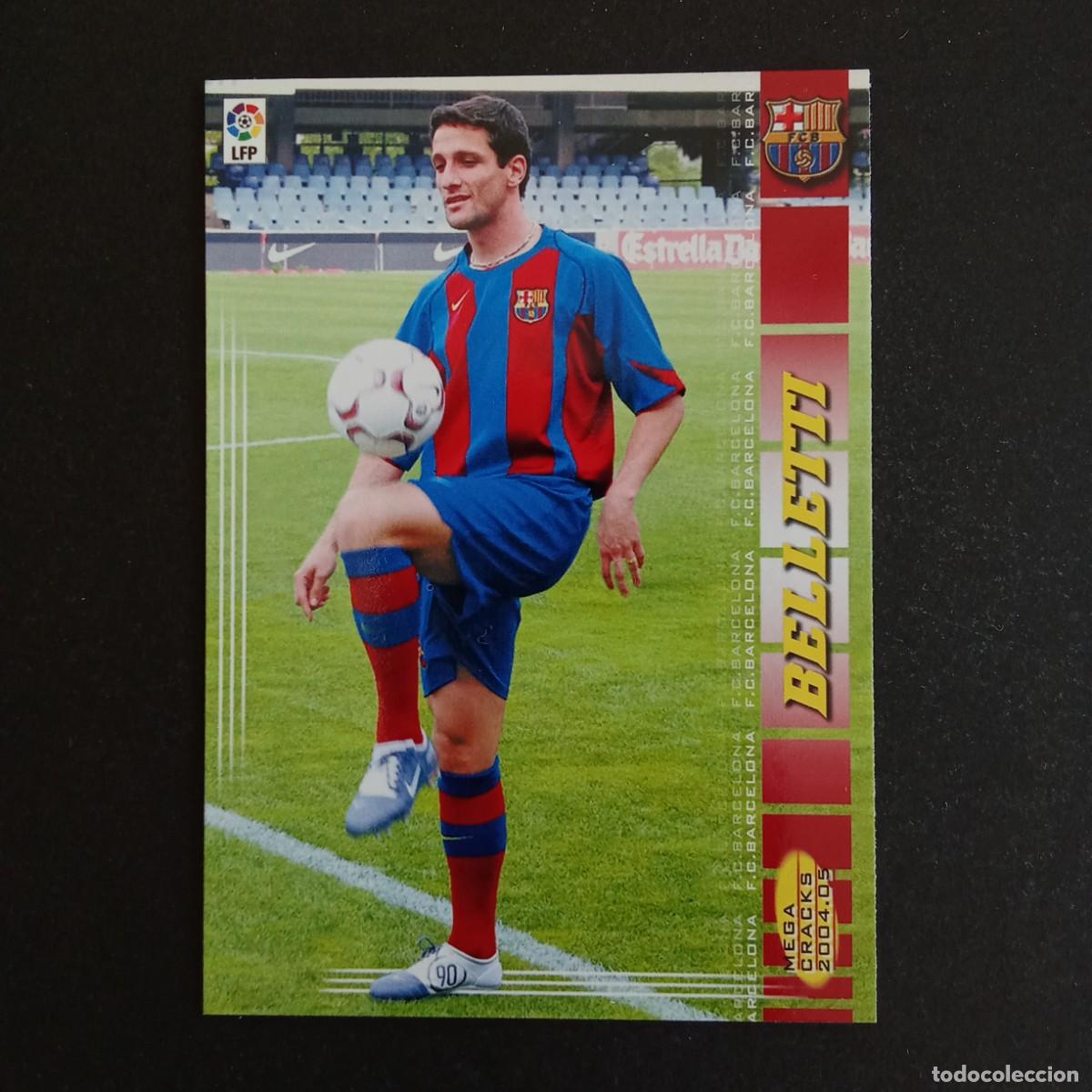 Cromos de f&uacute;tbol: 57 BELLETI BARCELONA LIGA 2004 2005 04 05 MEGACRACKS PANINI -
