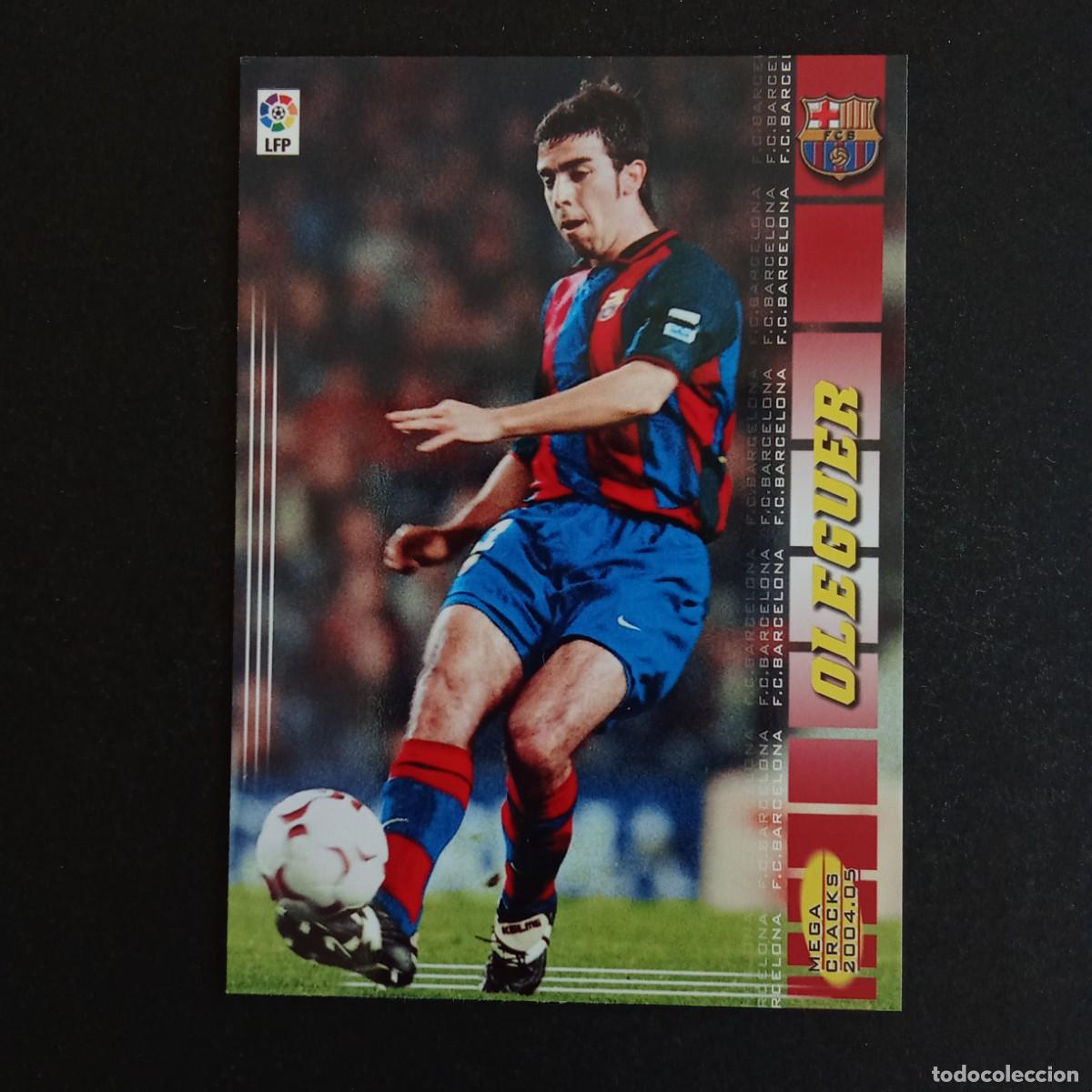 Cromos de f&uacute;tbol: 60 OLEGUER BARCELONA LIGA 2004 2005 04 05 MEGACRACKS PANINI -