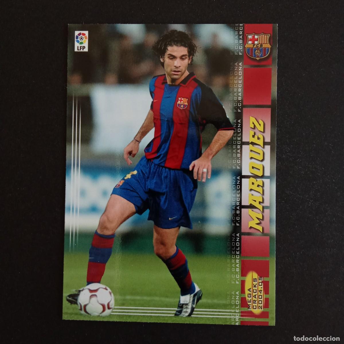 Cromos de f&uacute;tbol: 61 MARQUEZ BARCELONA LIGA 2004 2005 04 05 MEGACRACKS PANINI -
