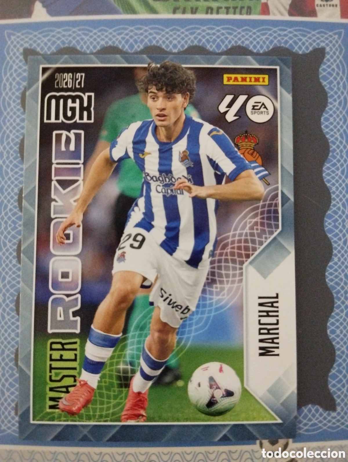Cromos de f&uacute;tbol: MEGA CRACK 2026 2027 26 27- PANINI - N&ordm; 524 MARCHAL REAL SOCIEDAD M&Aacute;STER ROOKIE