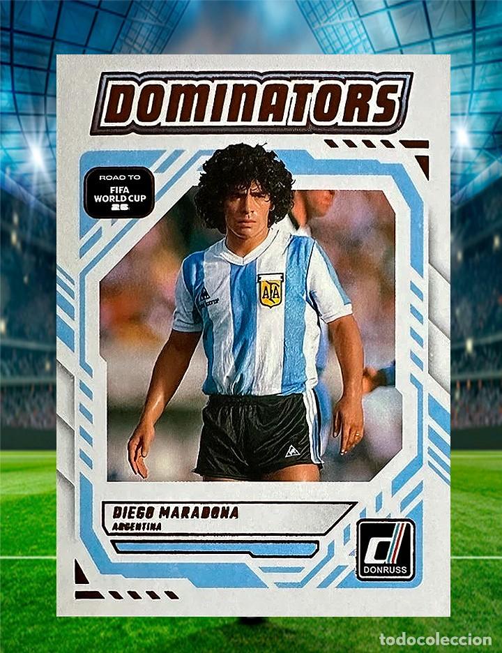 Cromos de f&uacute;tbol: Diego Maradona - Dominators - Panini Donruss Road to FIFA World Cup 26