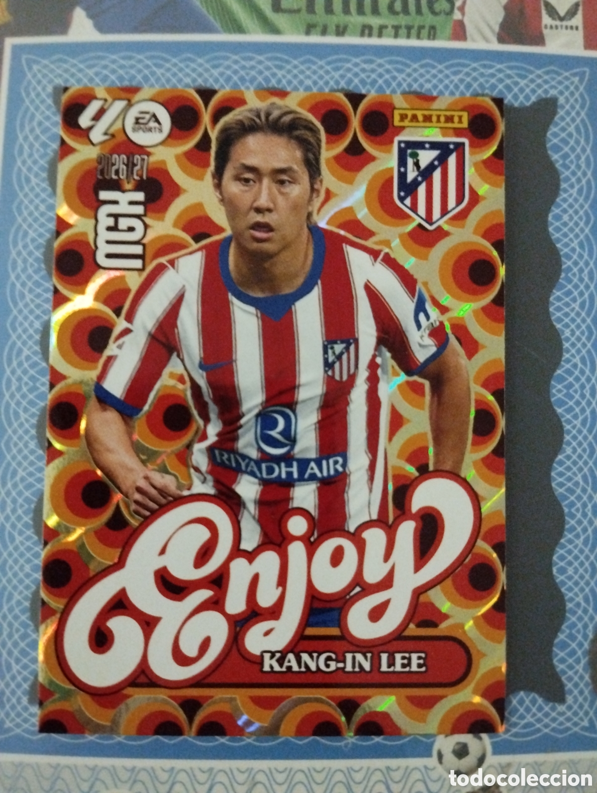 Cromos de f&uacute;tbol: MEGA CRACK 2026 2027 26 27- PANINI - N&ordm; 519 KANG-IN LEE ATL&Eacute;TICO DE MADRID ENJOY