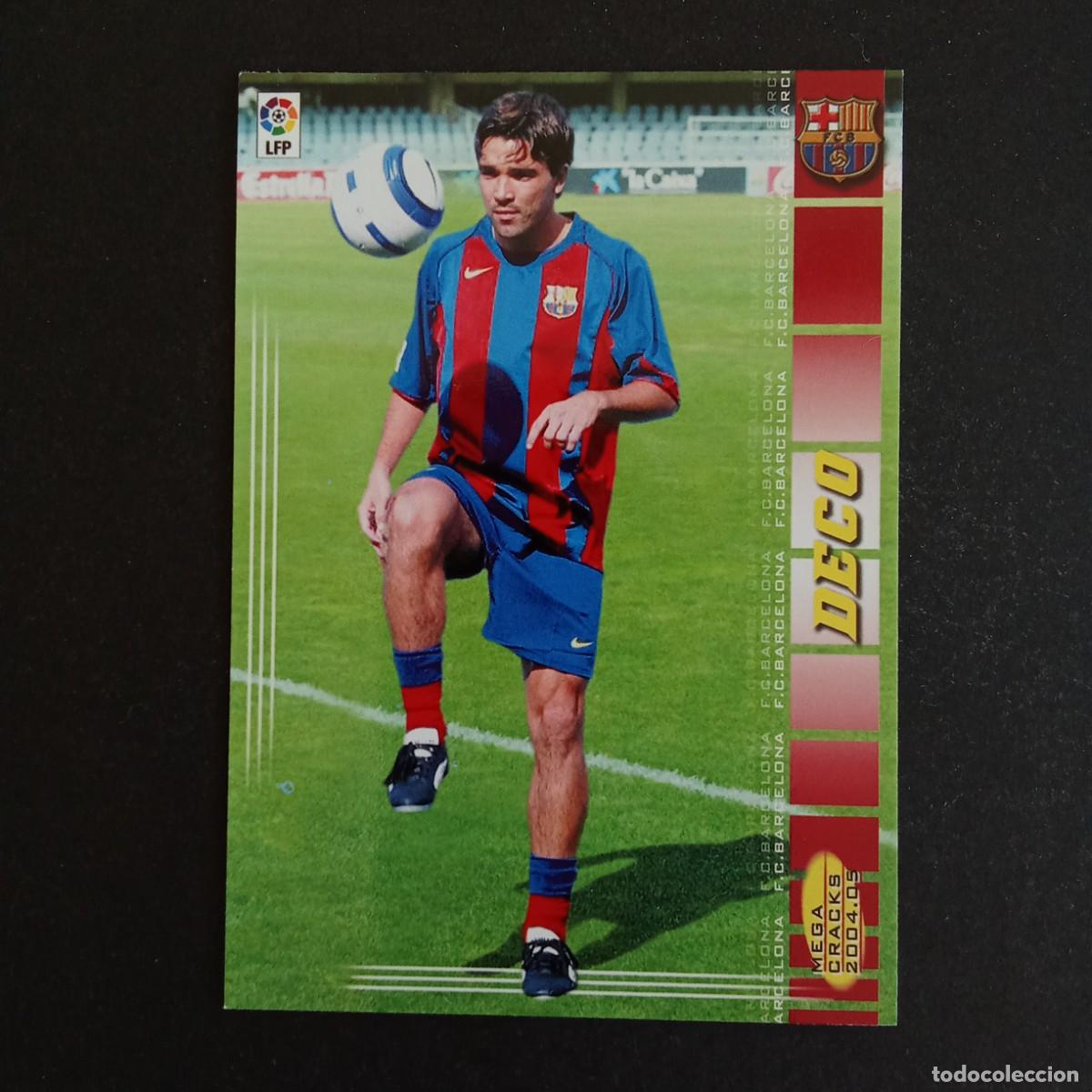 Cromos de f&uacute;tbol: 63 DECO BARCELONA LIGA 2004 2005 04 05 MEGACRACKS PANINI - NUMERO CON ESPACIO