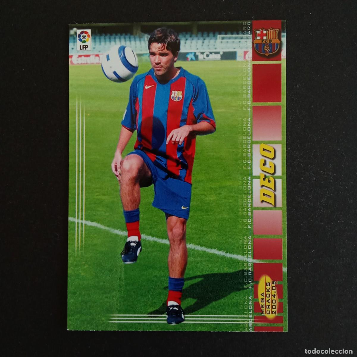 Cromos de f&uacute;tbol: 63 DECO BARCELONA LIGA 2004 2005 04 05 MEGACRACKS PANINI - NUMERO SIN ESPACIO