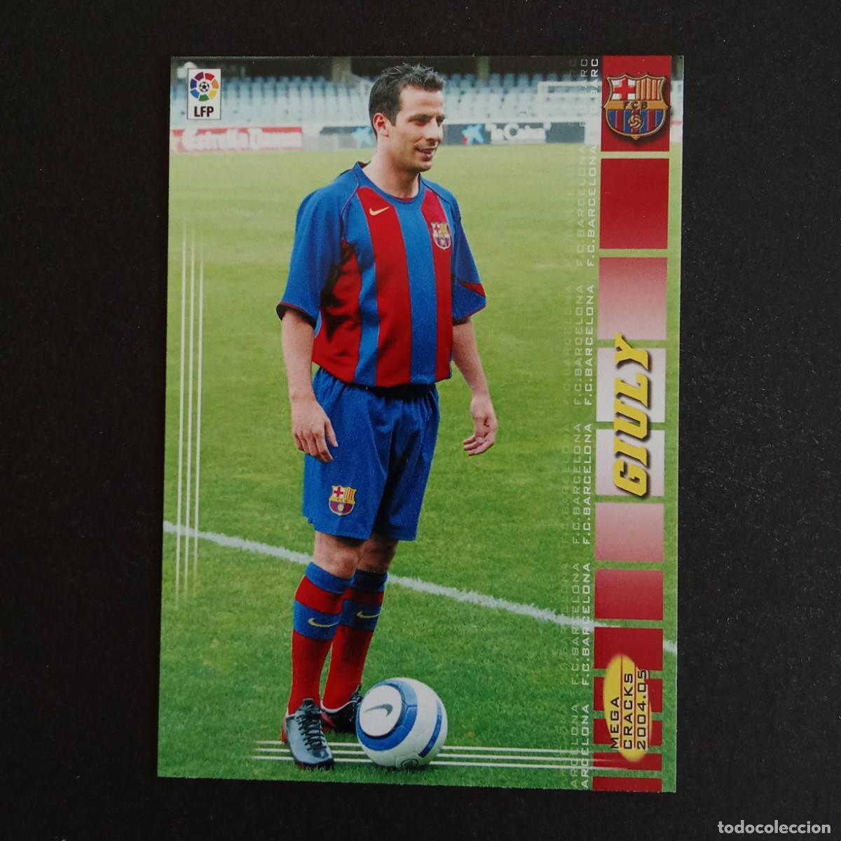 Cromos de f&uacute;tbol: 69 GIULY BARCELONA LIGA 2004 2005 04 05 MEGACRACKS PANINI -