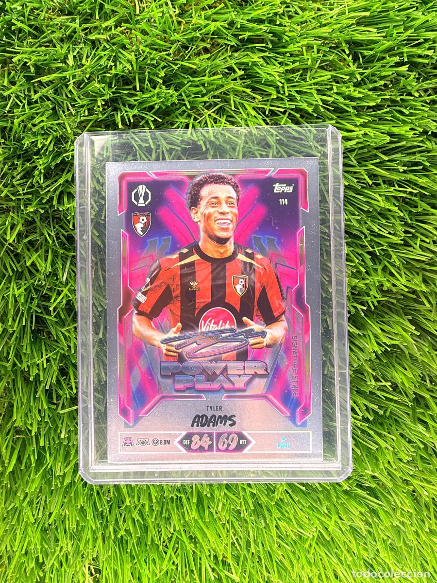 Cromos de f&uacute;tbol: N&ordm; 114 Tyler Adams Power Play Signature Style AFC Bournemouth Match Attax 26 27