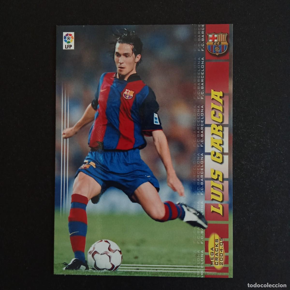 Cromos de f&uacute;tbol: 70 LUIS GARCIA BARCELONA LIGA 2004 2005 04 05 MEGACRACKS PANINI -