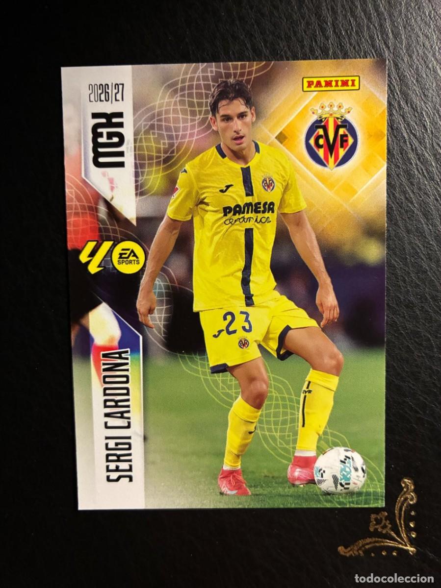 Cromos de f&uacute;tbol: 369 SERGI CARMONA VILLARREAL MEGACRACKS MGK 2026 2027 26 27 PANINI