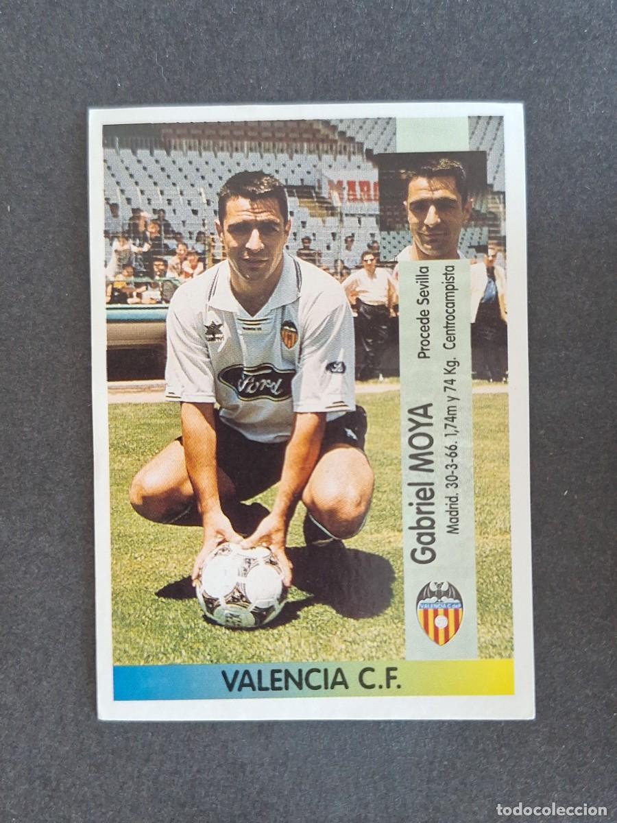 Cromos de f&uacute;tbol: L2 MOYA VALENCIA C. F. 26A PANINI LIGA 1996 1997 96 97 NUNCA PEGADO SIN PEGAR