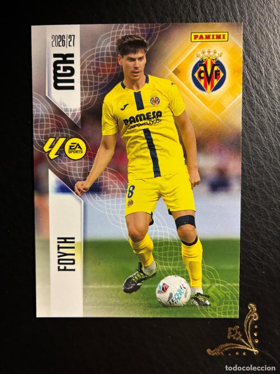 Cromos de f&uacute;tbol: 366 FOYTH VILLARREAL MEGACRACKS MGK 2026 2027 26 27 PANINI