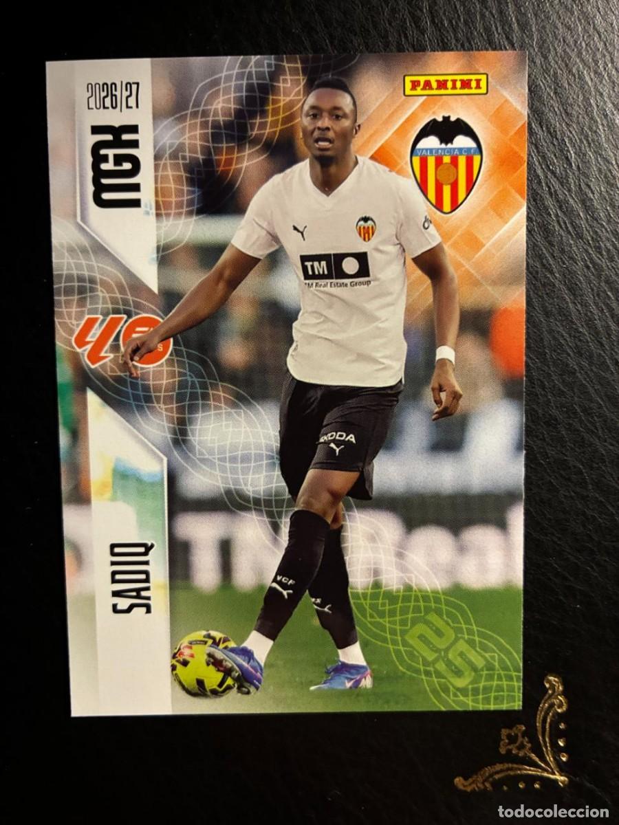 Cromos de f&uacute;tbol: 360 SADIQ VALENCIA MEGACRACKS MGK 2026 2027 26 27 PANINI