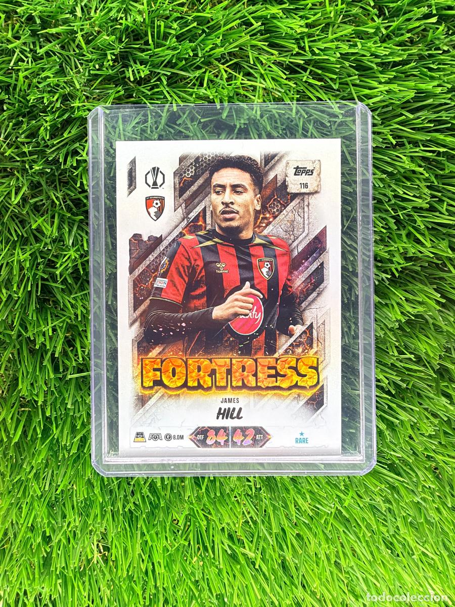 Cromos de f&uacute;tbol: N&ordm; 116 James Hill Fortress AFC Bournemouth Match Attax 26 27