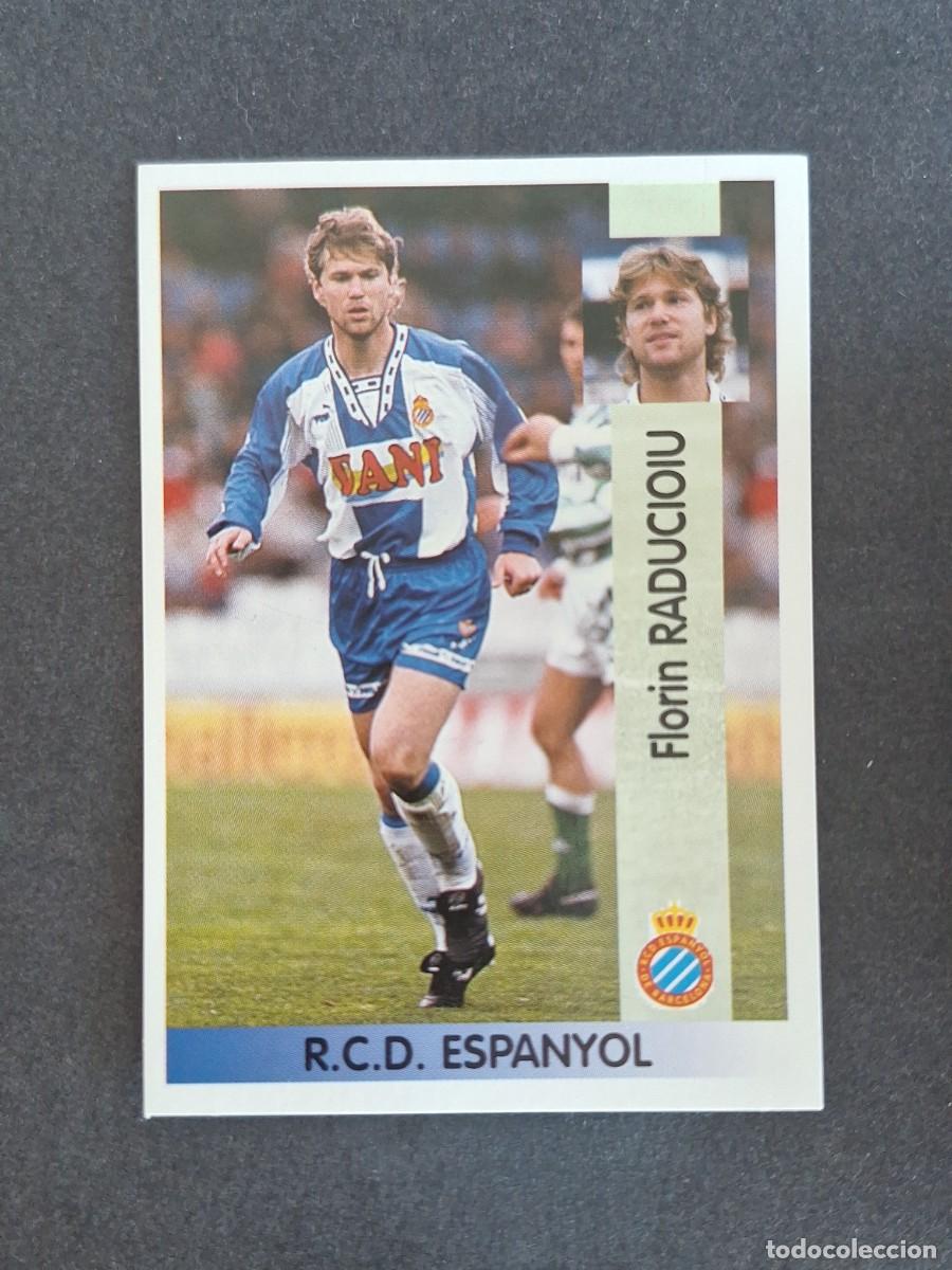Cromos de f&uacute;tbol: L2 RADUCIOIU R. C. D. ESPA&Ntilde;OL 62 PANINI LIGA 1996 1997 96 97 NUNCA PEGADO SIN PEGAR