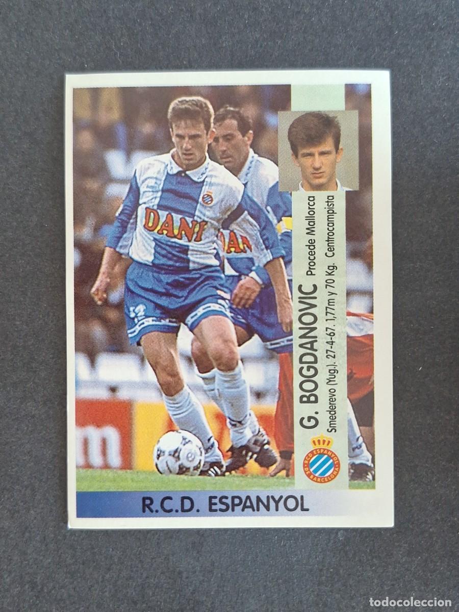 Cromos de f&uacute;tbol: L2 BOGDANOVIC R. C. D. ESPA&Ntilde;OL 62A PANINI LIGA 1996 1997 96 97 NUNCA PEGADO SIN PEGAR