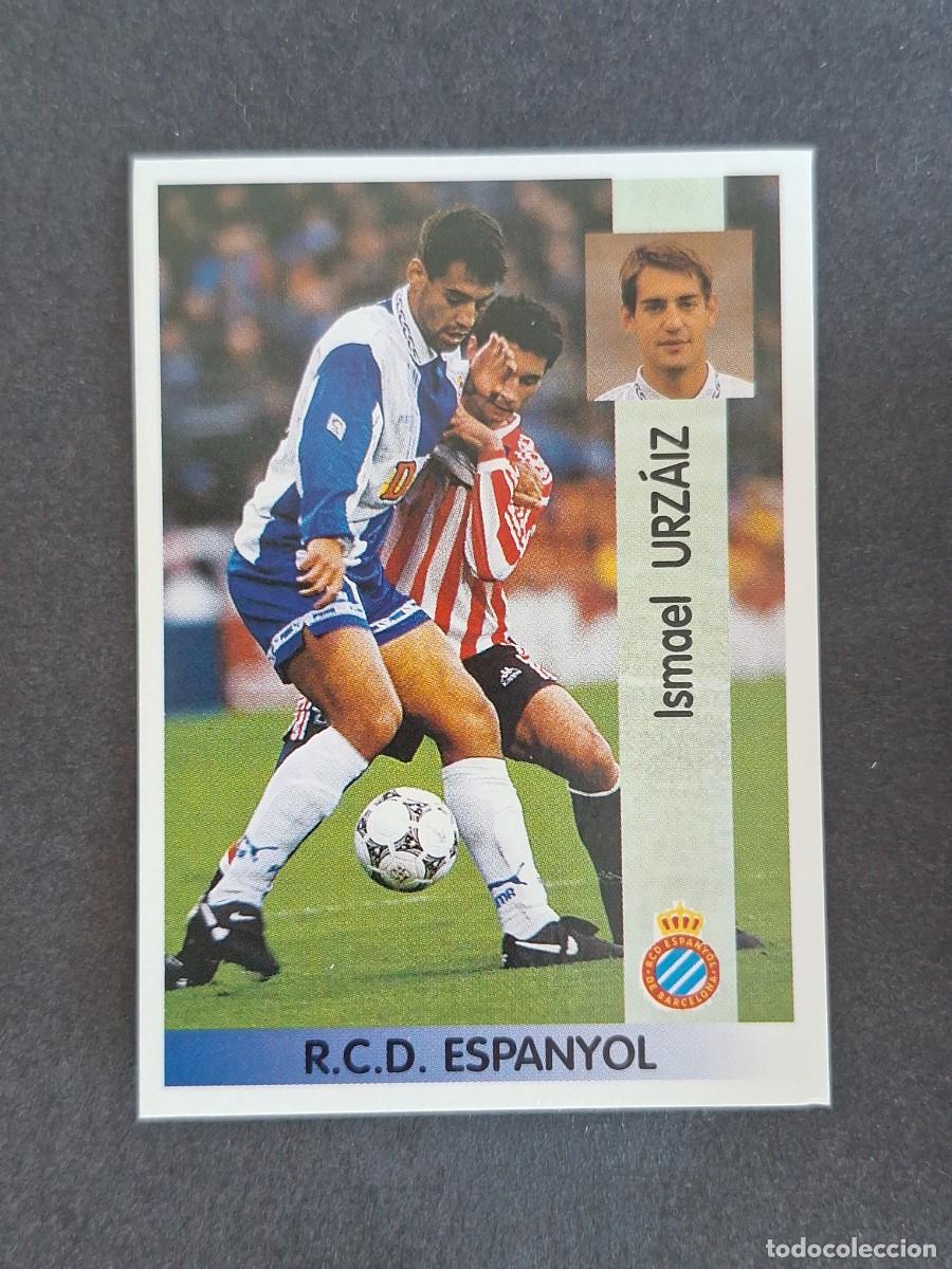 Cromos de f&uacute;tbol: L2 URZAIZ R. C. D. ESPA&Ntilde;OL 63 PANINI LIGA 1996 1997 96 97 NUNCA PEGADO SIN PEGAR