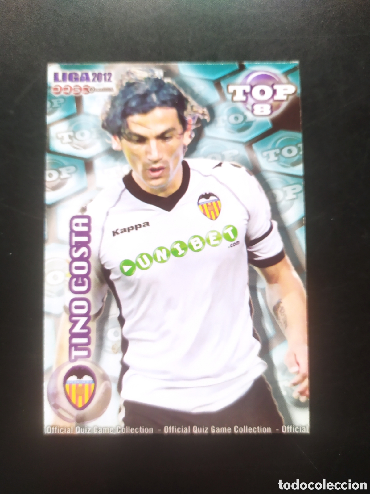 Mundicromo fichas Liga 2011 2012 11 12 Tino Costa top mate n° 606 Valencia