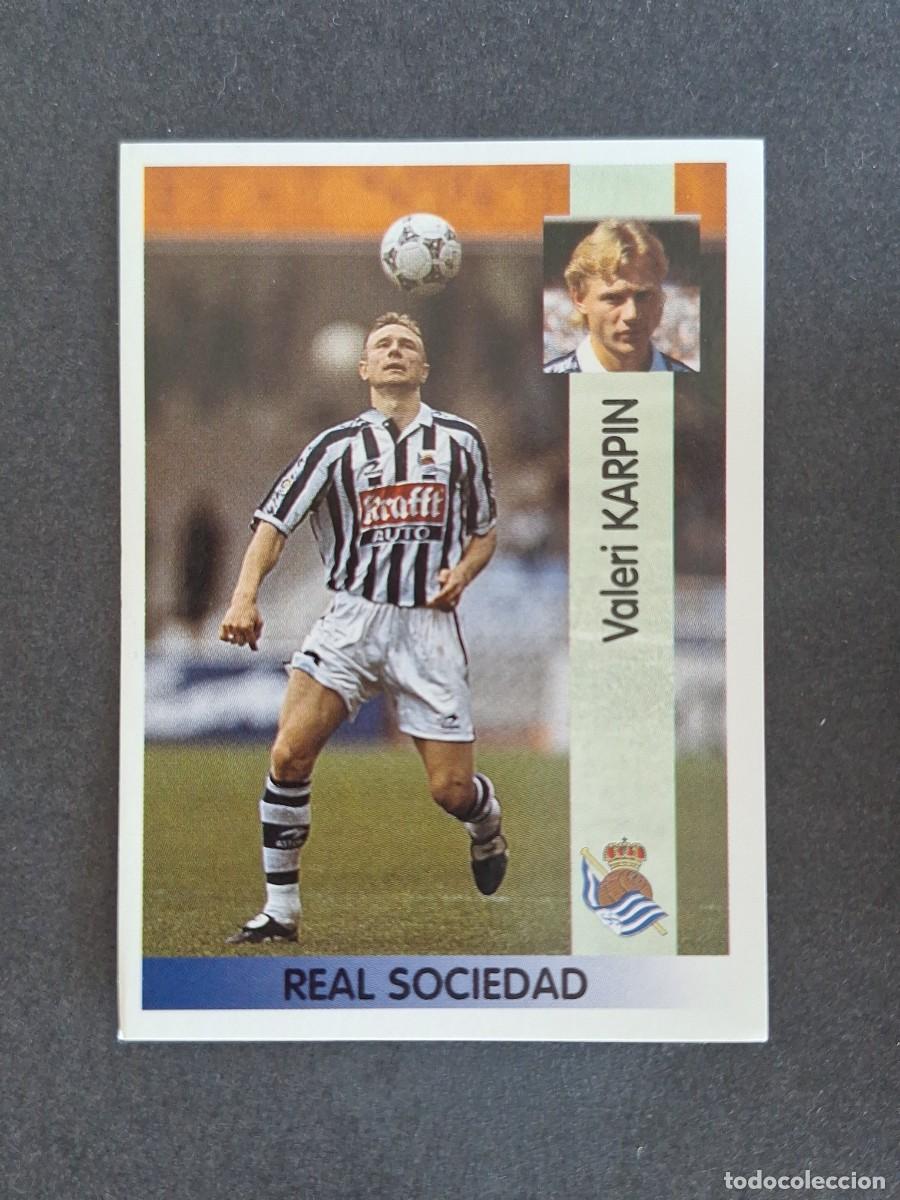 Cromos de f&uacute;tbol: L2 KARPIN REAL SOCIEDAD 105 PANINI LIGA 1996 1997 96 97 NUNCA PEGADO SIN PEGAR
