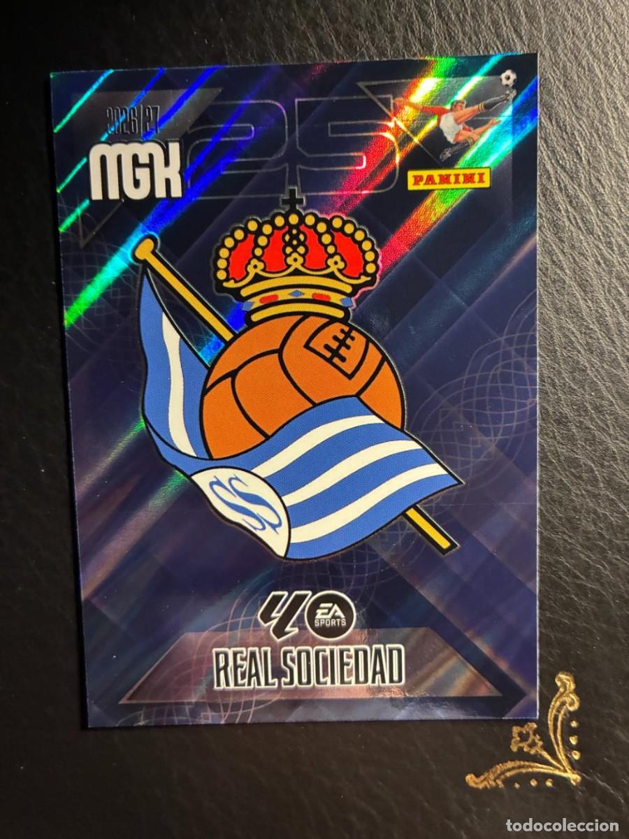 Cromos de Futebol: 307 ESCUDO REAL SOCIEDAD MEGACRACKS MGK 2026 2027 26 27 PANINI