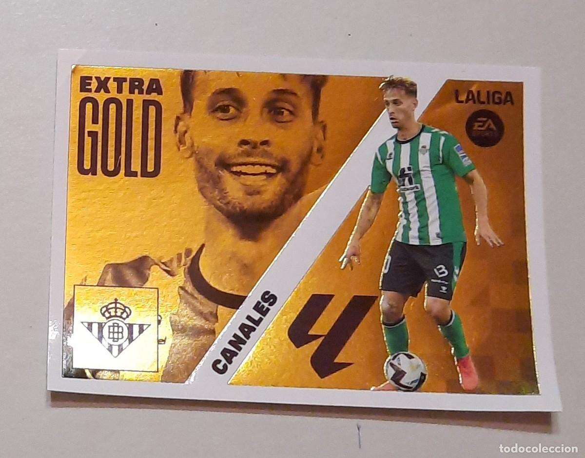Cromos de f&uacute;tbol: Canales Extra Gold Real Betis 2023-24