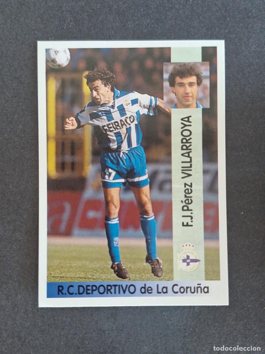 Cromos de f&uacute;tbol: L2 VILLARROYA DEPORTIVO DE LA CORU&Ntilde;A 130 PANINI LIGA 1996 1997 96 97 NUNCA PEGADO SIN PEGAR