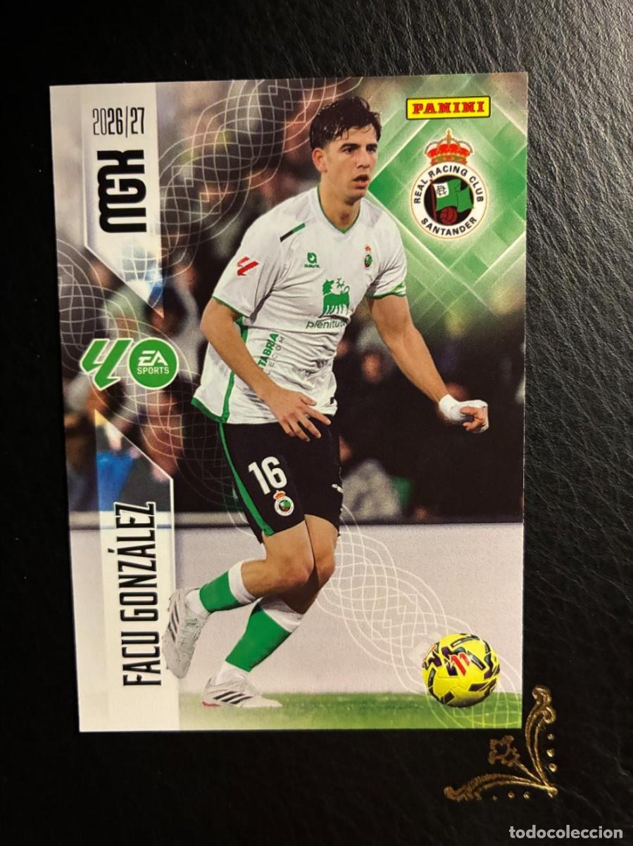 Cromos de f&uacute;tbol: 276 FACU GONZALEZ RACING SANTANDER MEGACRACKS MGK 2026 2027 26 27 PANINI