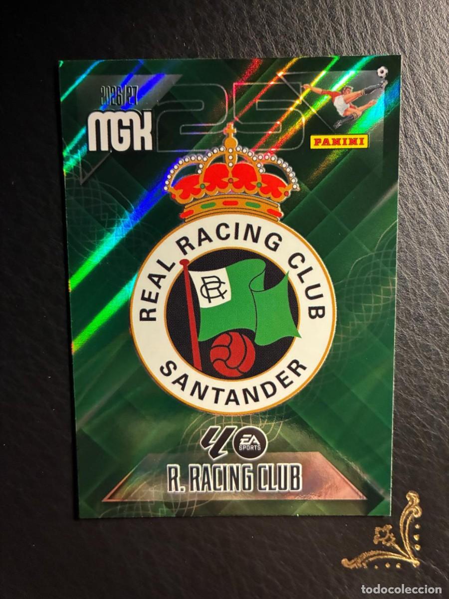 Cromos de f&uacute;tbol: 271 ESCUDO RACING SANTANDER MEGACRACKS MGK 2026 2027 26 27 PANINI