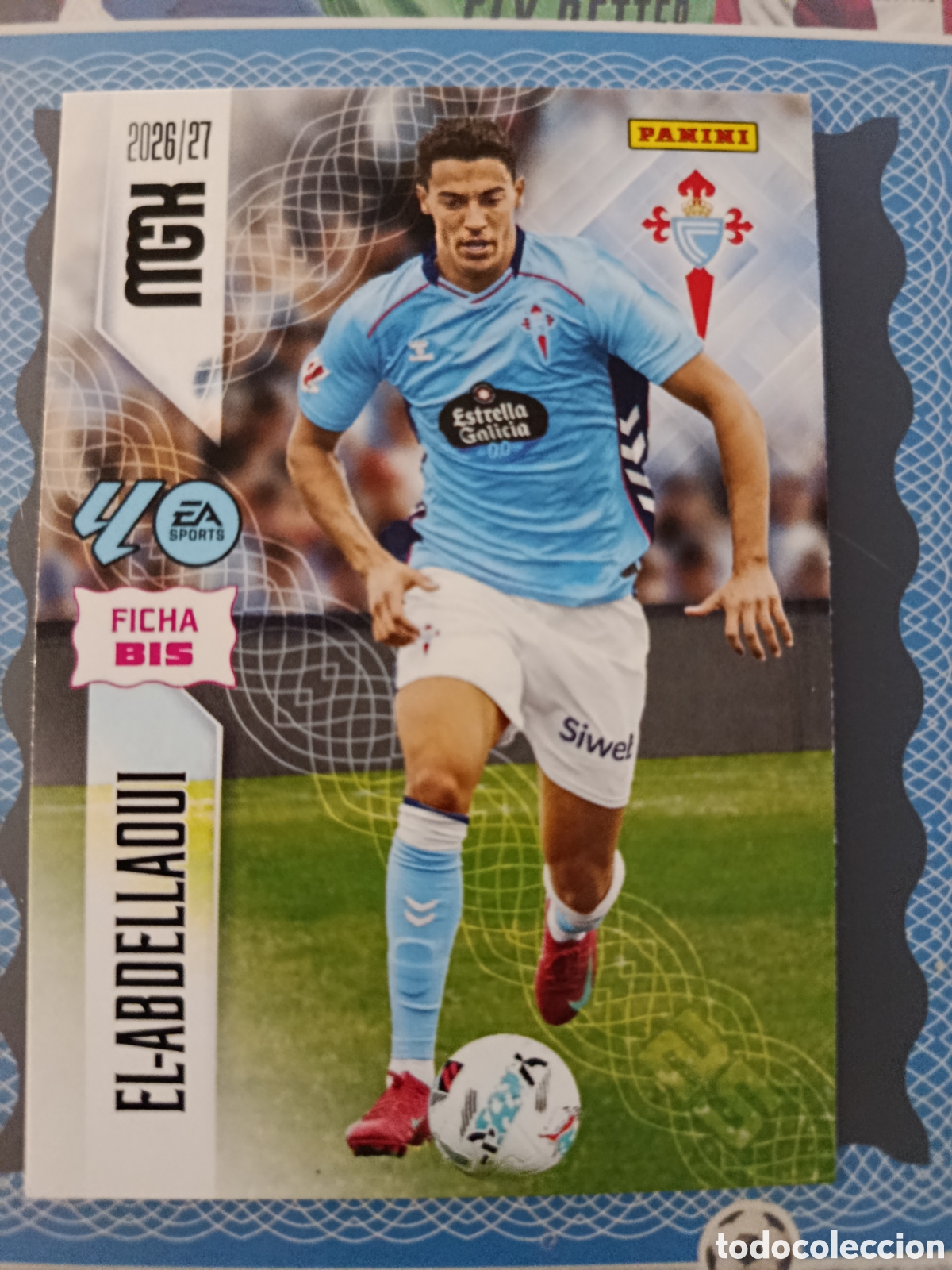 Cromos de f&uacute;tbol: MEGACRACKS 2026 2027 26 27 - PANINI - N&ordm; 121 BIS EL-ABDELLAOUI CELTA DE VIGO FICHA BIS