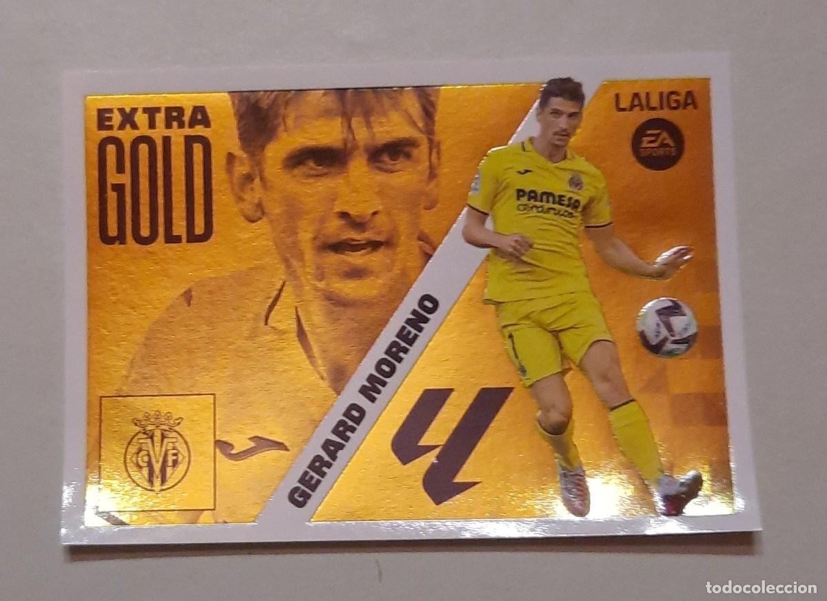Cromos de f&uacute;tbol: Gerard Moreno Extra Gold Real Betis 2023-24