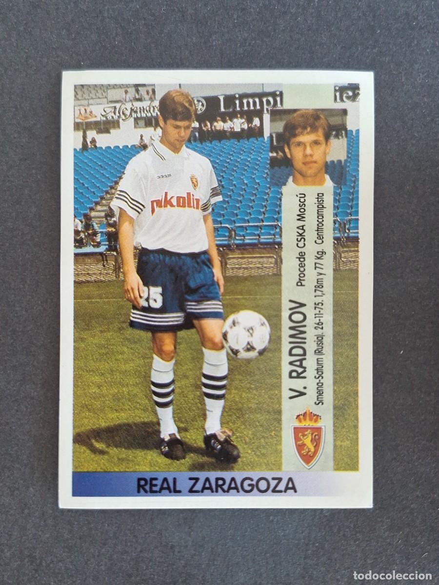 Cromos de f&uacute;tbol: L2 RADIMOV REAL ZARAGOZA 189A PANINI LIGA 1996 1997 96 97 NUNCA PEGADO SIN PEGAR