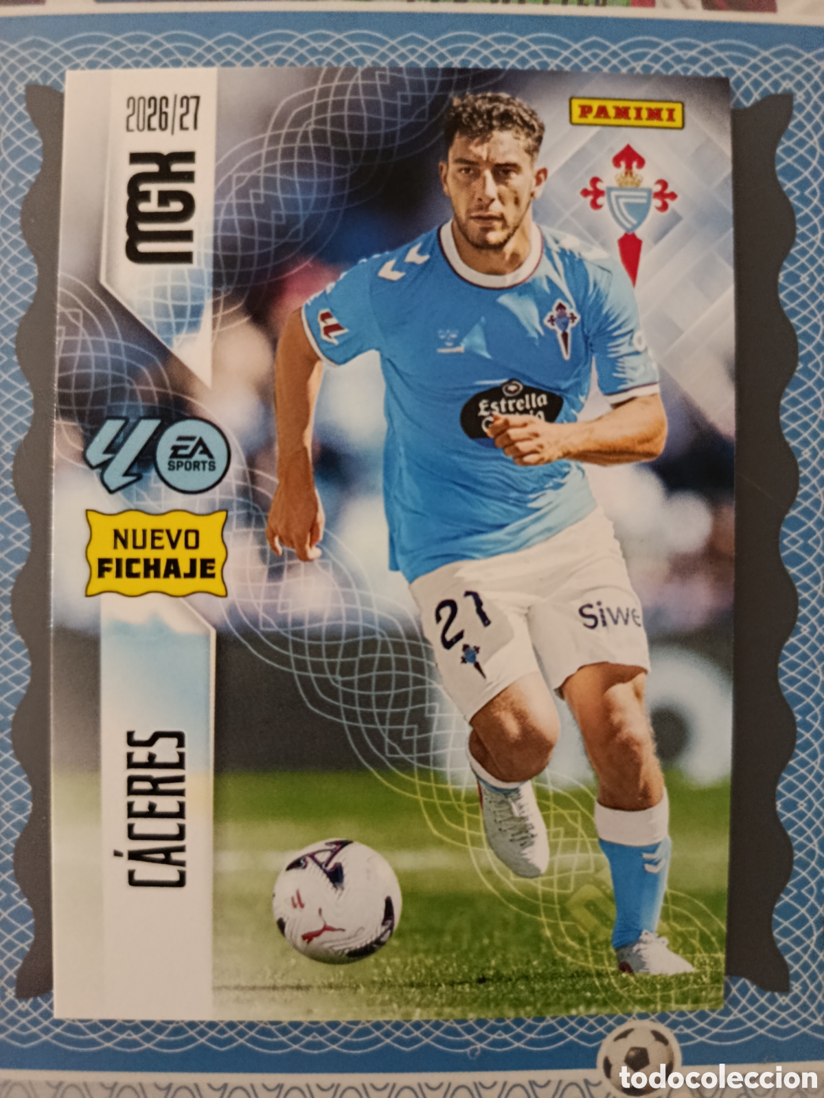 Cromos de f&uacute;tbol: MEGACRACKS 2026 2027 26 27 - PANINI - N&ordm; 504 C&Aacute;CERES CELTA DE VIGO NUEVO FICHAJE
