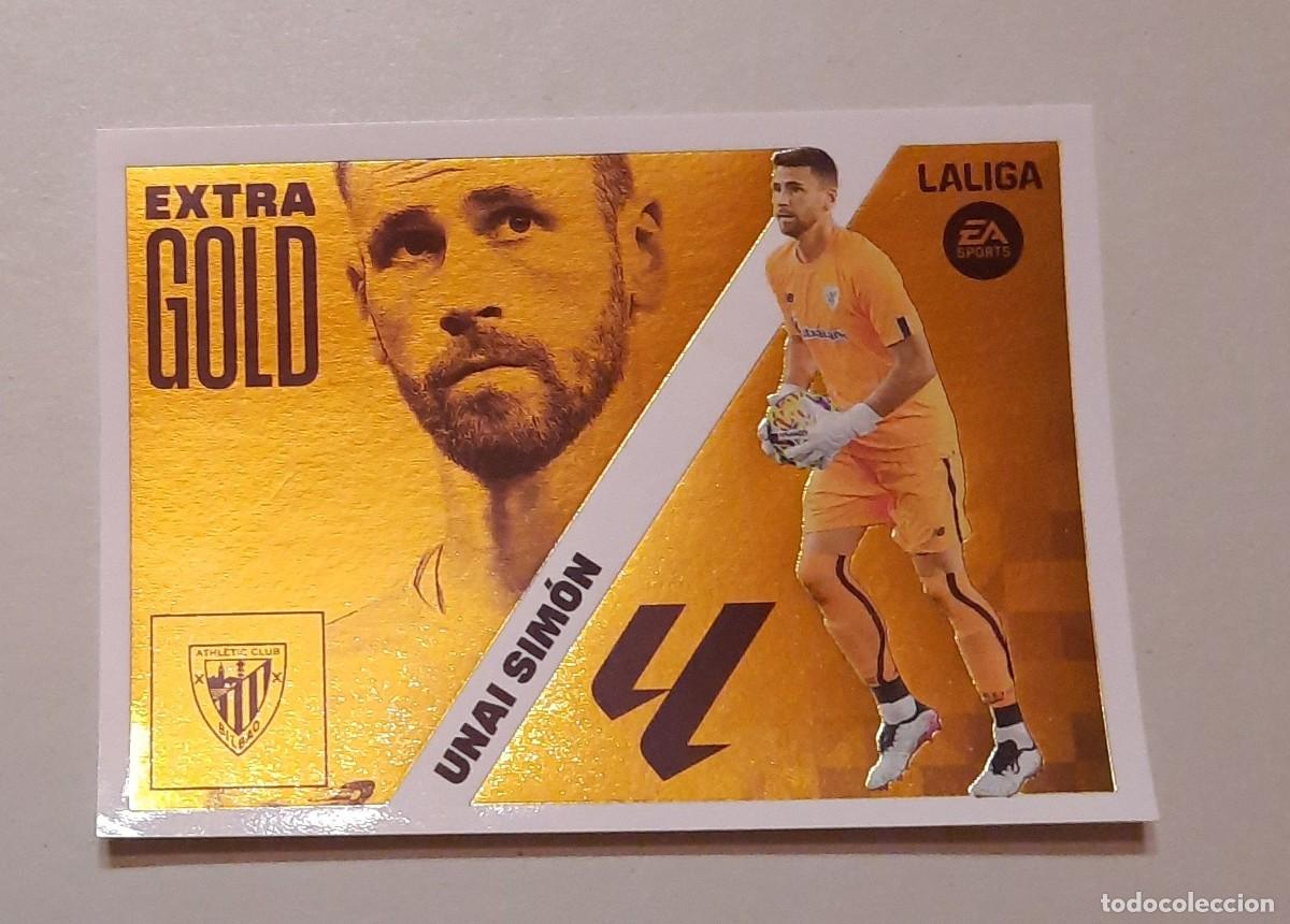Cromos de f&uacute;tbol: Unai Sim&oacute;n Extra Gold Real Betis 2023-24