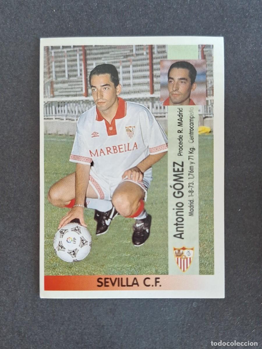 Cromos de f&uacute;tbol: L2 GOMEZ SEVILLA C. F. 219A PANINI LIGA 1996 1997 96 97 NUNCA PEGADO SIN PEGAR