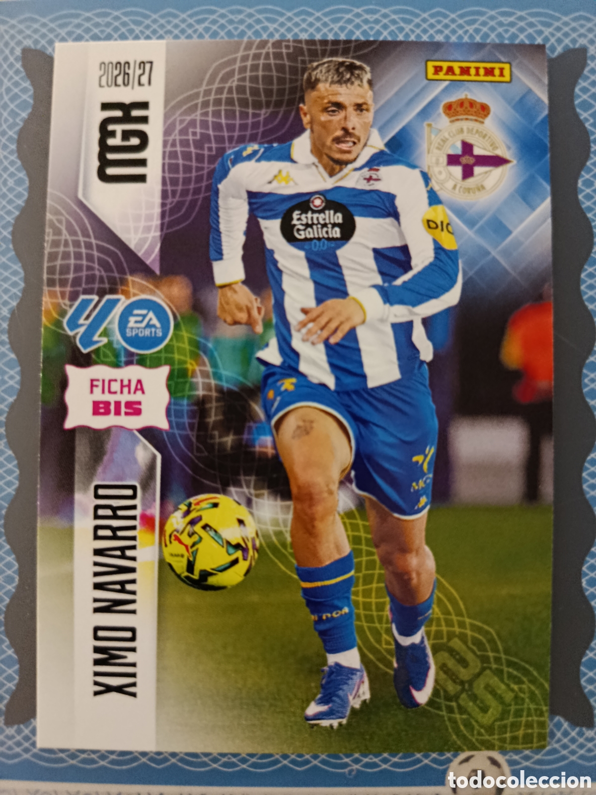 Cromos de f&uacute;tbol: MEGACRACKS 2026 2027 26 27 - PANINI - N&ordm; 130 BIS XIMO NAVARRO DEPORTIVO DE LA CORU&Ntilde;A