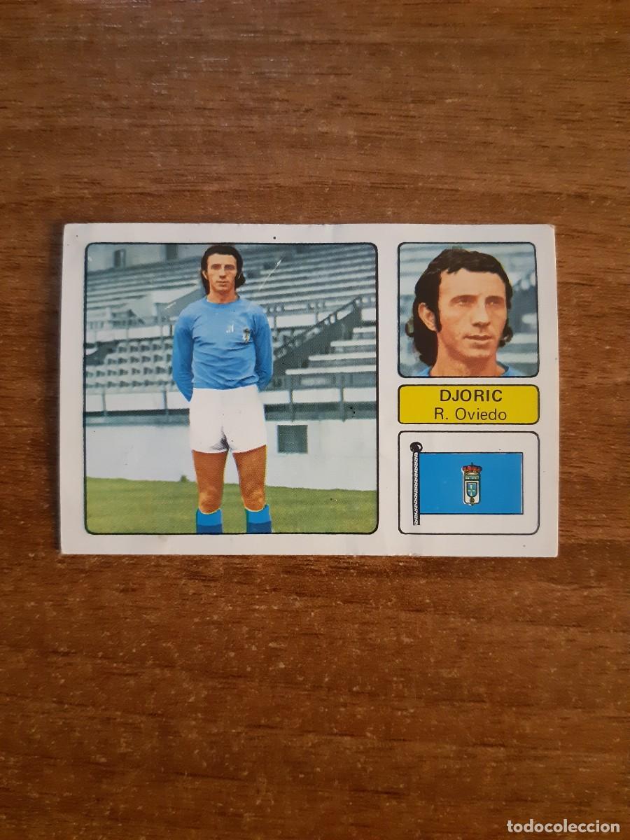 Cromos de f&uacute;tbol: Fichaje de &uacute;ltima hora n&deg;14 Djoric (Oviedo) LIGA 73-74 ED. FHER 1973 1974. Nunca pegado, sin pegar